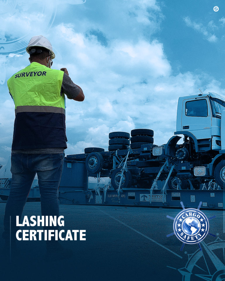 Lashing Certificate Cargo Safety